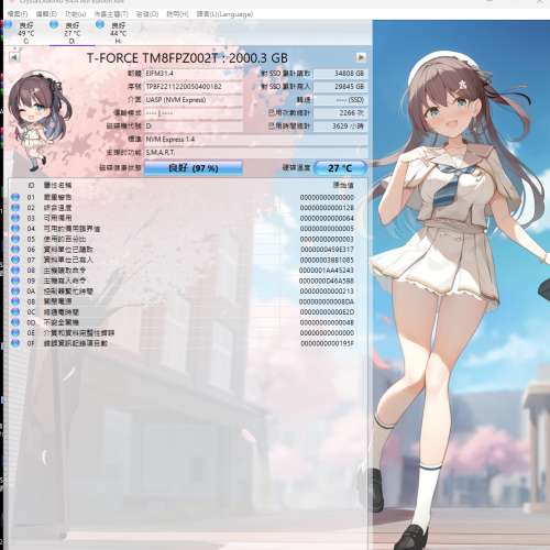 TEAM T-FORCE CARDEA A440 PRO / 黑曜武神 M.2 PCIe 4.0 固態硬碟 2TB