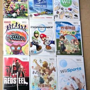 wii 遊戲 全部50元一隻。