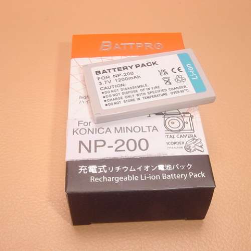 NP200 NP-200電池合KONICA MINOLTA DiMAGE Xg,MINOLTA Dimage X,DiMAGE Xi,Dimage X...