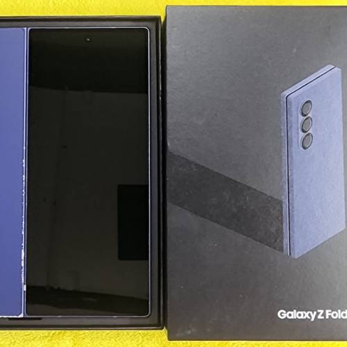 Samsung Galaxy Z Fold6(軍藍色) 12+256GB 港版清倉陳列品(機身四邊有甩漆)