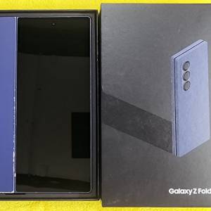 Samsung Galaxy Z Fold6(軍藍色) 12+256GB 港版清倉陳列品(機身四邊有甩漆)