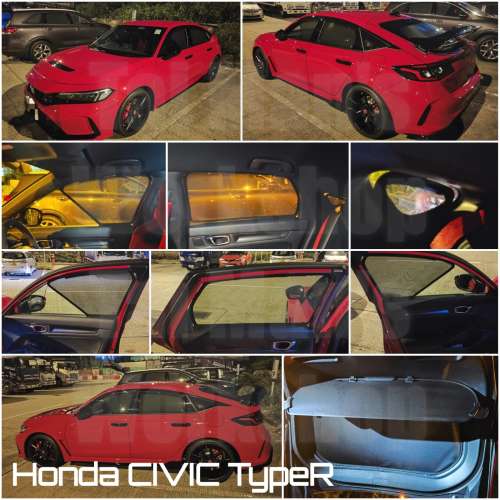 FL5 CIVIC TYPER 全車防曬磁石窗網