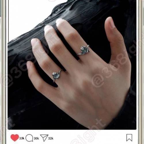 短劇王皓禎同款本命蛇戒指