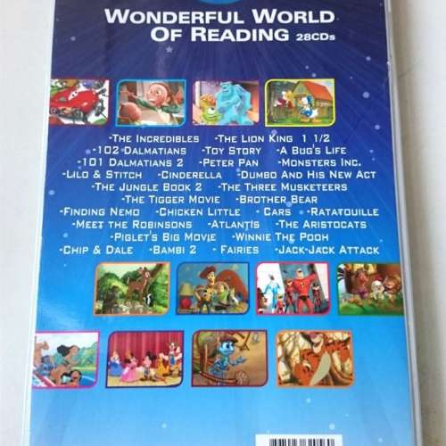 迪士尼 Disney Dr. Max 兒童英文故事 Wonderful World of Reading CD 28張