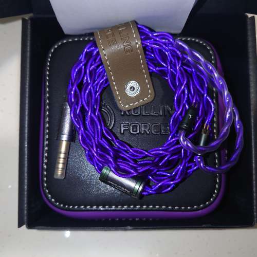 Rolling Force violet + cluster 耳機升級線組合