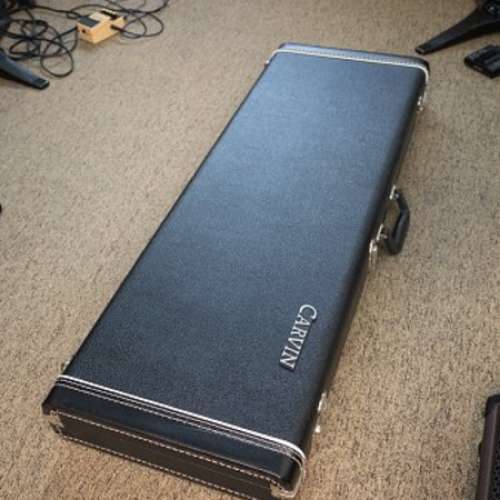 Carvin CT6C - California Carved Top, Floyd Deep Black Cherry Quilted