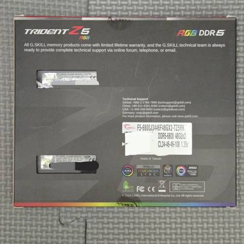 g.skill 芝奇 內存條 64g 96g 游戲專用