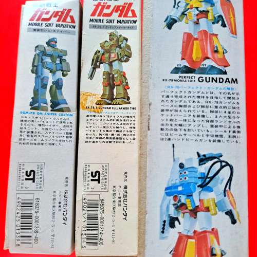 80年代 Gundam 機動戰士 MSV 高達 RX-78 模型狂四郎 狙擊手吉姆 原裝日本 Bandai
