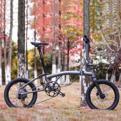 (全新碟剎版超輕鋁布) 2025 ACEOFFIX ​ D10 10速油剎18吋鋁合金折叠車 送前後蛙燈叮...