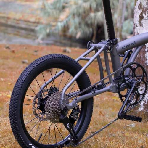 (全新碟剎版超輕鋁布) 2025 ACEOFFIX ​ D10 10速油剎18吋鋁合金折叠車 送前後蛙燈叮...