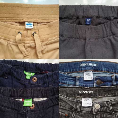 uniqlo Zara bossini baleno 小童褲 牛仔褲 西褲 厚褲 保暖絨毛褲