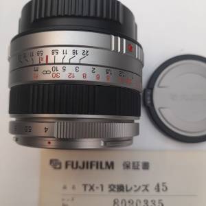 ( 市上無雙 )100%全新Fujifilm Fujinon 45mm F4 Lens for XPan TX1 TX2 Hassselbad...