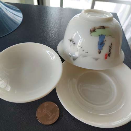 三才蓋碗茶盅