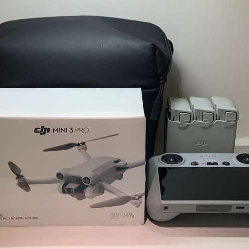 [觀塘實體店] 二手 DJI Mini3 Pro Fly More Combo (共3電) (主機全新未開封激活)行...