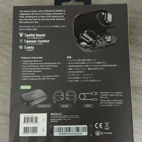 Soul 掛耳式真無線耳機