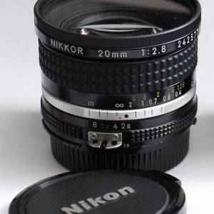 Nikon 菲林鏡頭 AF 24 2.8D, AF 50 1.8D, AIS 20 2.8
