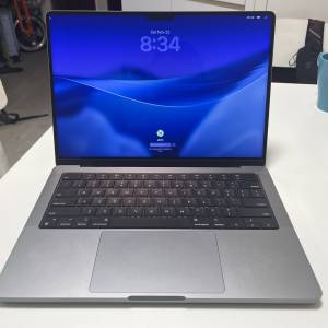 MacBook Pro 14” 九成新 (M1 Pro / 16gb ram / 512gb SSD)