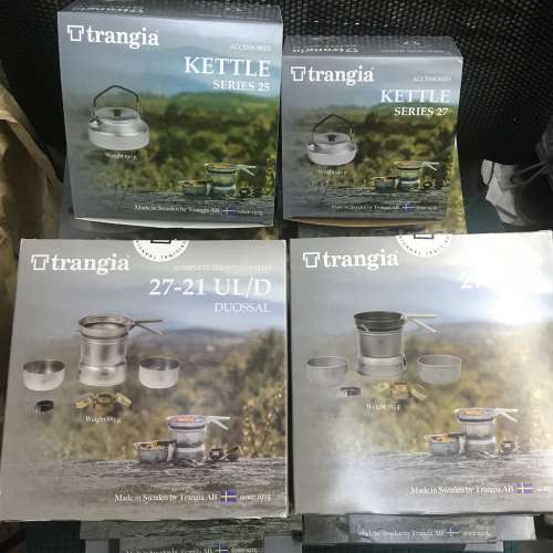 瑞典 trangia 鋁夾鋼1 1.5 1.75 升鍋, 27 平鑊 Duossal Saucepan 0.6 0.9 水煲