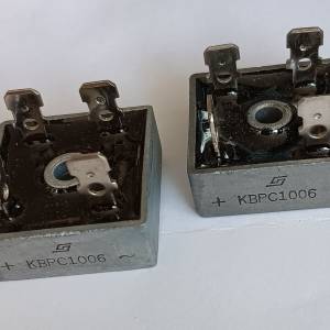 橋式整流器 600V 10A KBPC1006,台灣製.