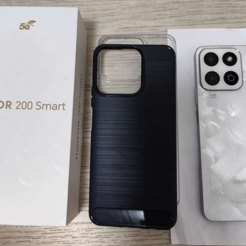 HONOR 200 Smart 5G 8+256GB白色港行電話