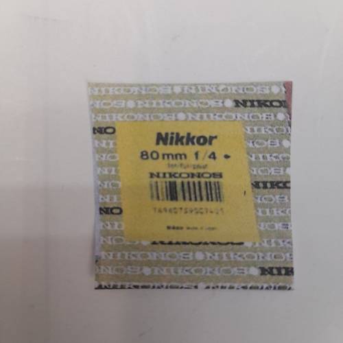 全新最罕有 Nikkor 80mm F/4 Amphibious (水陸兩用 )Lens for Nikonos Camera