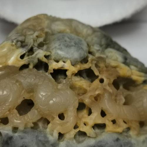 玉石雕刻手辦擺設