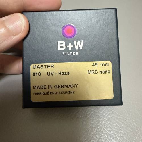 B+W  MASTER  010 UV-Haze MRC nano 49mm 濾鏡