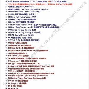 40+ 投資課程資源 股票 黃金 期權 Day Trade 美股 持續更新中 歡迎查詢🔍