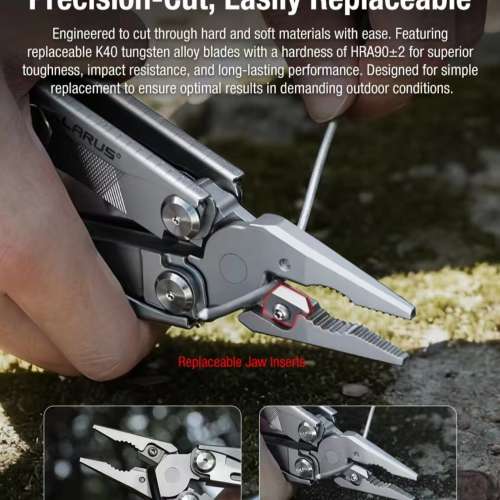 Klarus 萬用工具刀. Multitool 20-in-1. 馳名軍警專用品牌 凯瑞兹