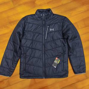 Under Armour® Coldgear Insulated Water Resistant Jacket, High Collar, Size L