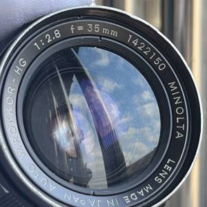 Minolta AUTO W.ROKKOR-HG 35mm f/2.8