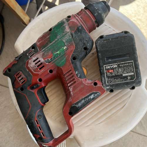 DEVON 二手 無刷電鑽 + 20V 5.2Ah鋰電池 清屋出售 HK$120.00 HK$120