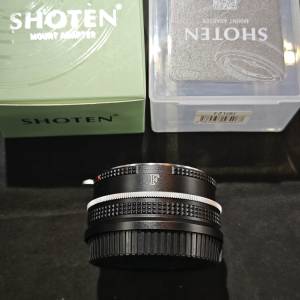 焦點工房 SHOTEN FZ1 手動轉接環 Nikon F鏡頭 轉接Nikon Z機 限量版 99%new 功能全正...