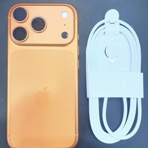 95%New iPhone 17 Pro 256GB 橙色 蘋果保養至2026年11月電池效能100% 香港行貨 有充...