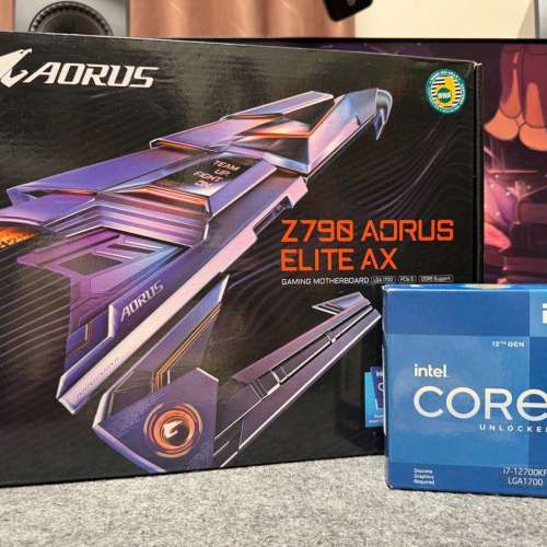 I7-12700kf 冇保 + z790 aorus elite ax 有保 可小議