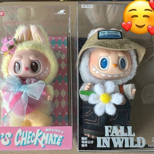 POP MART LABUBU象棋大冒險系列小皇后款&小春野