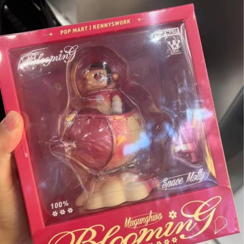 POP MART  Mega Space Molly韓國木槿花限定款