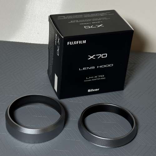 Fujifilm X70 Lens Hood (Silver)