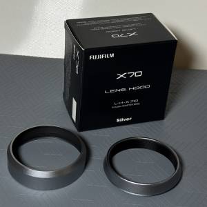 Fujifilm X70 Lens Hood (Silver)