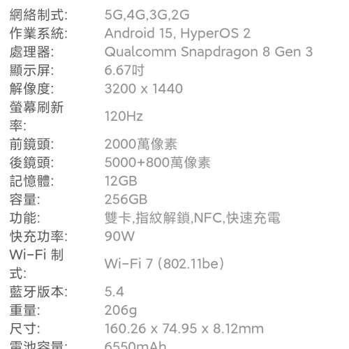 REDMI K80 16+16/256gb