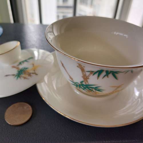 三才杯蓋碗茶盅