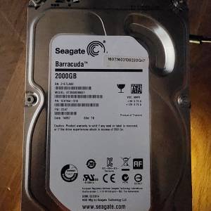 Seagate 2T 硬碟 3.5-inch 7200rpm (ST2000DM001)