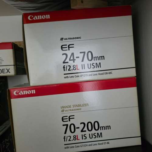 有盒全套Canon 1Dx, 50/1.2L, 24-70/2.8L, 24-105/4.0L, 70-200/2.8L, 550EX