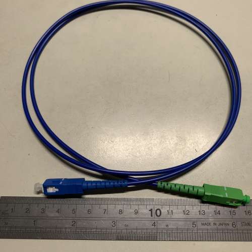 光纖線 光纖 寬頻 上網 電訊 防寵物咬斷 裝甲 Fibre Armoured Cable 3米 APC UPC 所...