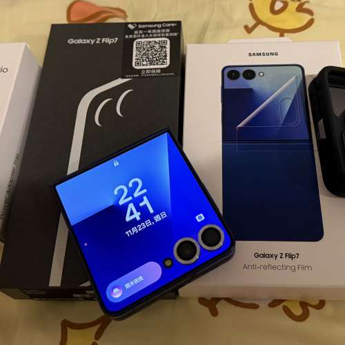 Samsung Flip 7 5G 12+512G 香港三星行貨 *藍色99新