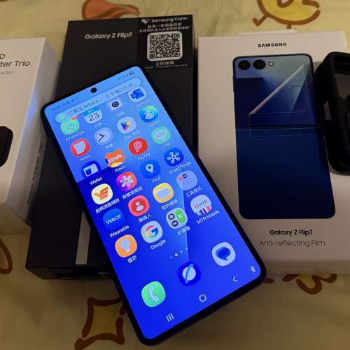 Samsung Flip 7 5G 12+512G 香港三星行貨 *藍色99新