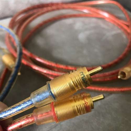 🎵MAXCABLE Cable Pair 3m  USED 音頻 線 3米 🎵