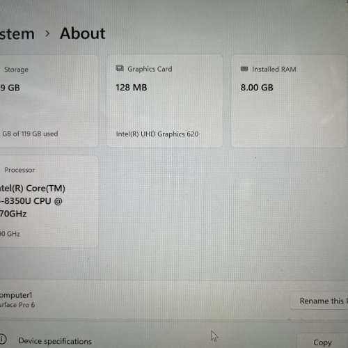 Microsoft Surface Pro6