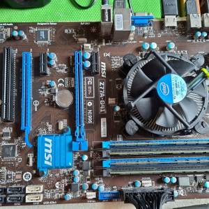 出售Msi z77+i5-3570k