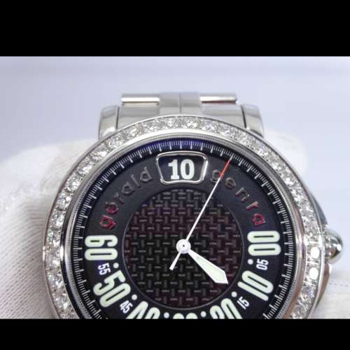 Gerald Genta Jumping hour Retro Sport 飛返 鑽石錶